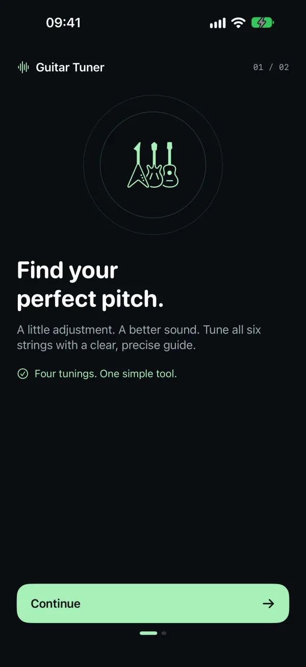 AI Guitar Tuner — スクリーンショット 3